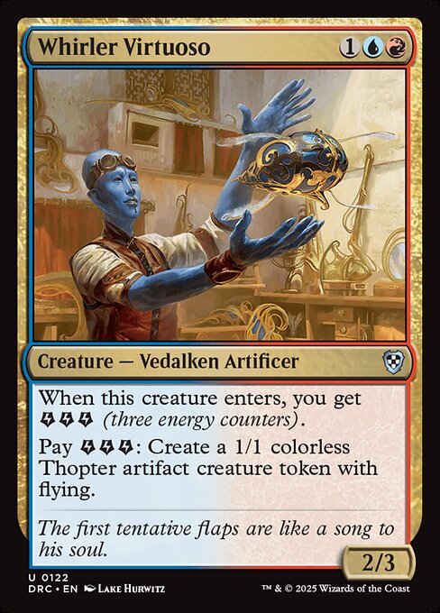 Whirler Virtuoso - Aetherdrift Commander Uncommon Card