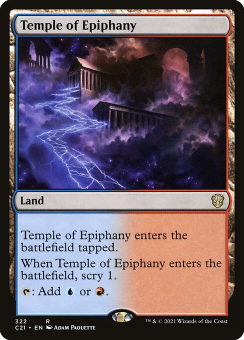 Temple of Epiphany - Commander 2021 Rare Card