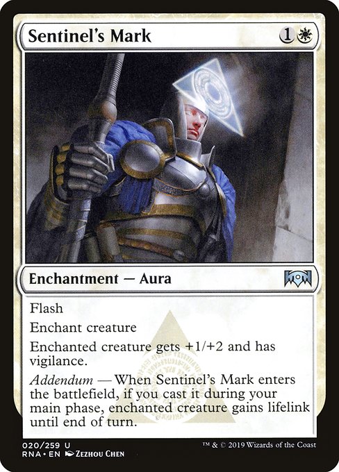 Sentinel's Mark - Ravnica Allegiance Uncommon Card