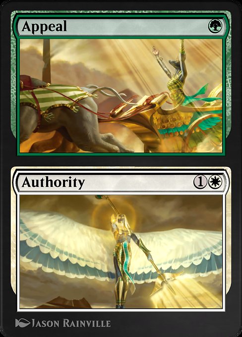 Appeal // Authority - Amonkhet Remastered Uncommon Card