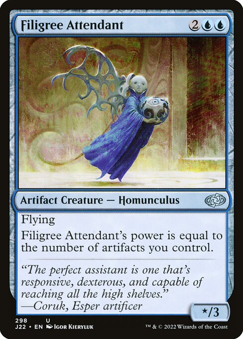 Filigree Attendant - Jumpstart 2022 Uncommon Card