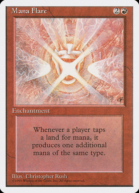 Mana Flare - Fourth Edition Rare Card