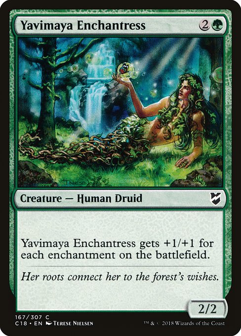Yavimaya Enchantress - Commander 2018 Common Card