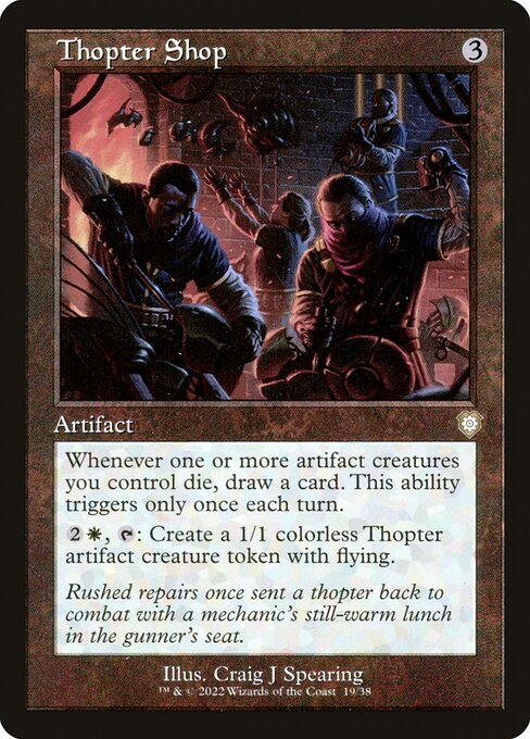 Thopter Shop - The Brothers' War Commander Rare Card