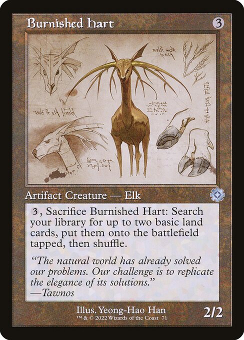 Burnished Hart - The Brothers' War Retro Artifacts Uncommon Card