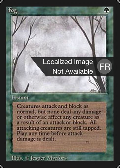 Fog - Foreign Black Border Common Card
