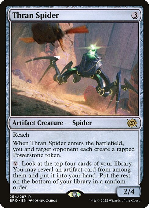 Thran Spider - The Brothers' War Rare Card
