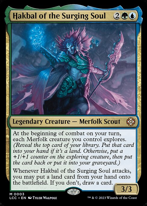 Hakbal of the Surging Soul - The Lost Caverns of Ixalan Commander Mythic Card