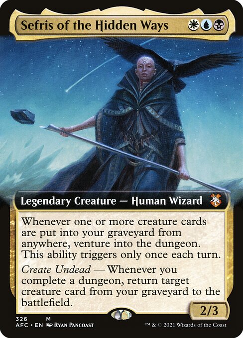 Sefris of the Hidden Ways - Forgotten Realms Commander Mythic Card