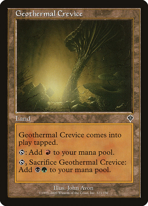 Geothermal Crevice - Invasion Common Card