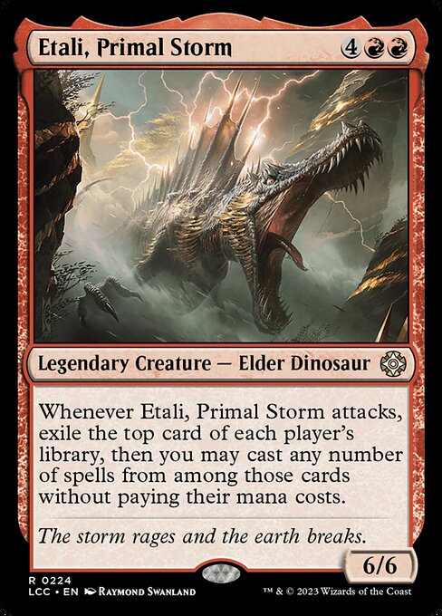 Etali, Primal Storm - The Lost Caverns of Ixalan Commander Rare Card