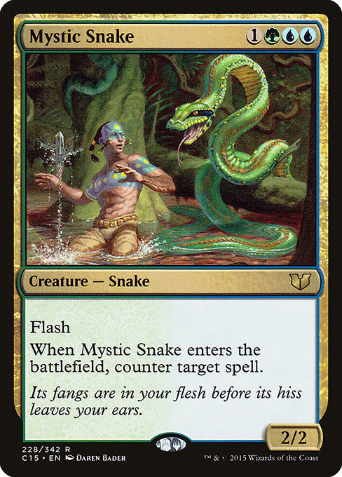 Mystic Snake - Commander 2015 Rare Card