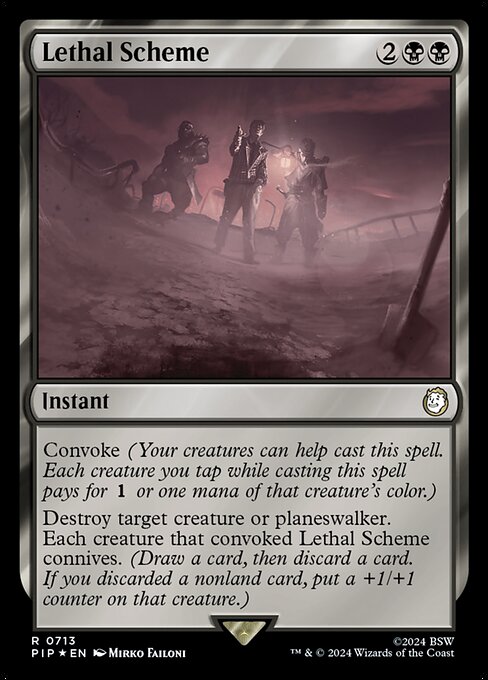 Lethal Scheme - Fallout Rare Card
