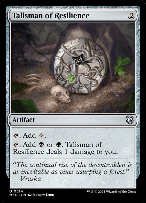 Talisman of Resilience - Modern Horizons 3 Commander Uncommon Card