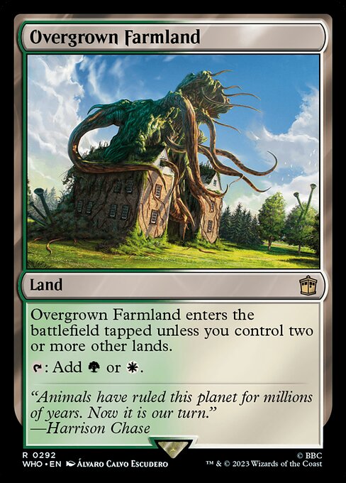 Overgrown Farmland - Doctor Who Rare Card