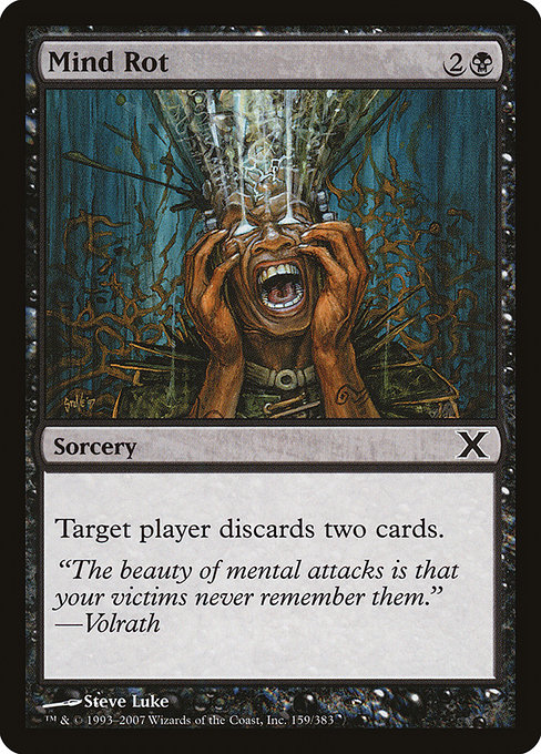 Mind Rot - Tenth Edition Common Card