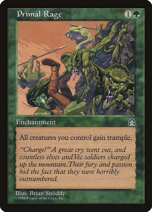 Primal Rage - Stronghold Uncommon Card