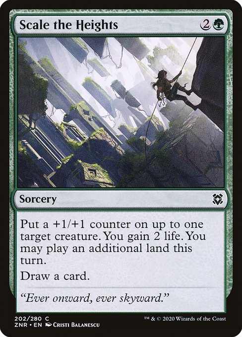 Scale the Heights - Zendikar Rising Common Card