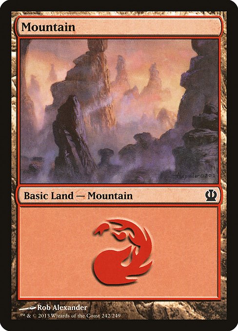Mountain - Theros Common Card