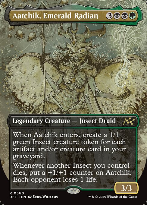 Aatchik, Emerald Radian - Aetherdrift Rare Card