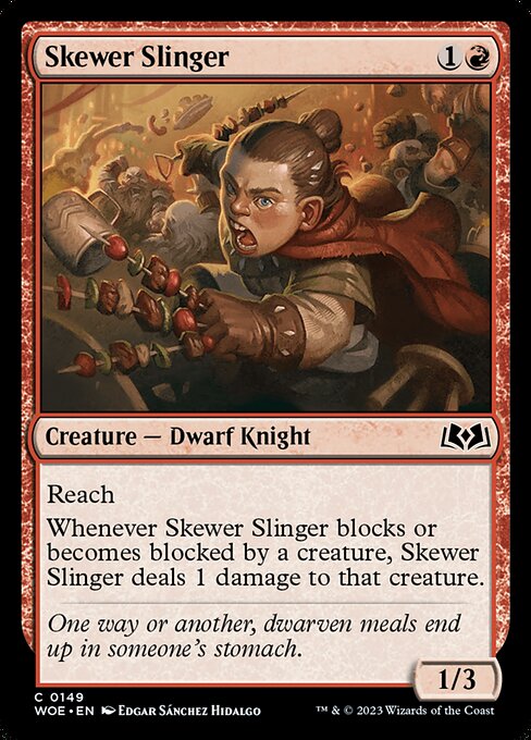 Skewer Slinger - Wilds of Eldraine Common Card