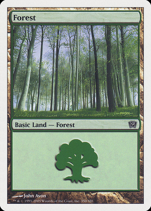 Forest - Ninth Edition Common Card