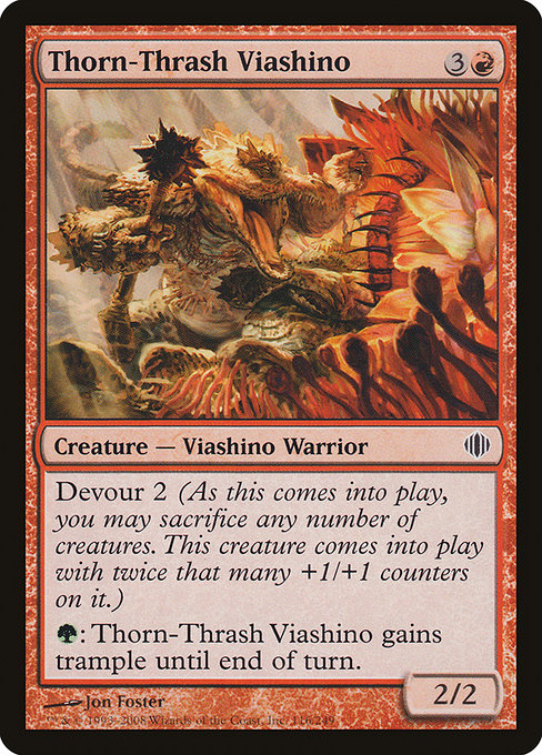Thorn-Thrash Viashino - Shards of Alara Common Card