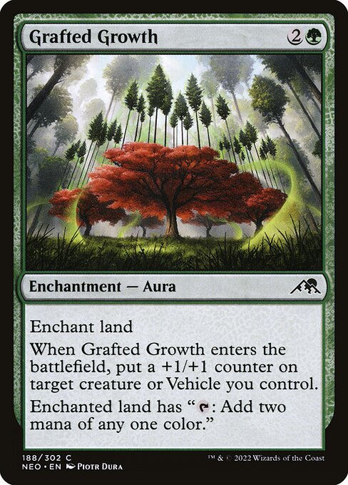Grafted Growth - Kamigawa: Neon Dynasty Common Card