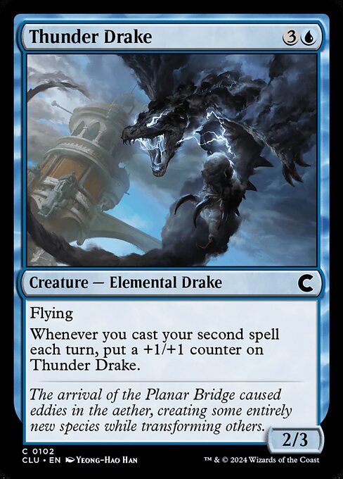 Thunder Drake - Ravnica: Clue Edition Common Card