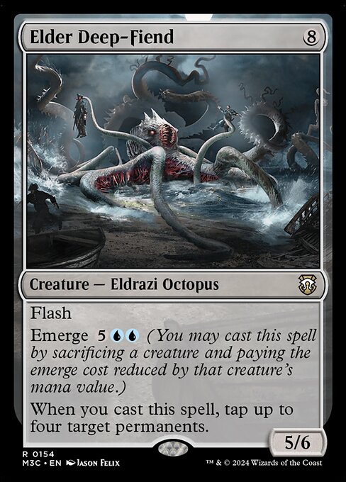 Elder Deep-Fiend - Modern Horizons 3 Commander Rare Card