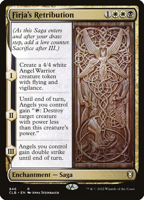Firja's Retribution - Commander Legends: Battle for Baldur's Gate Rare Card