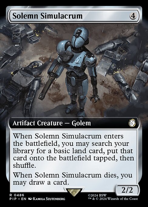 Solemn Simulacrum - Fallout Rare Card