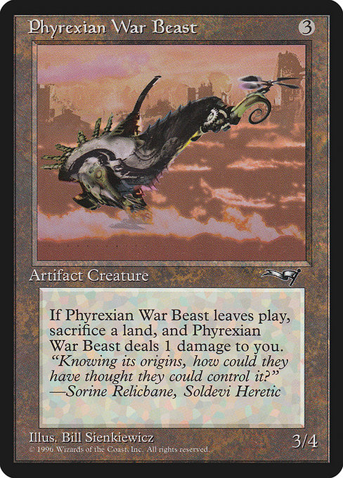 Phyrexian War Beast - Alliances Common Card