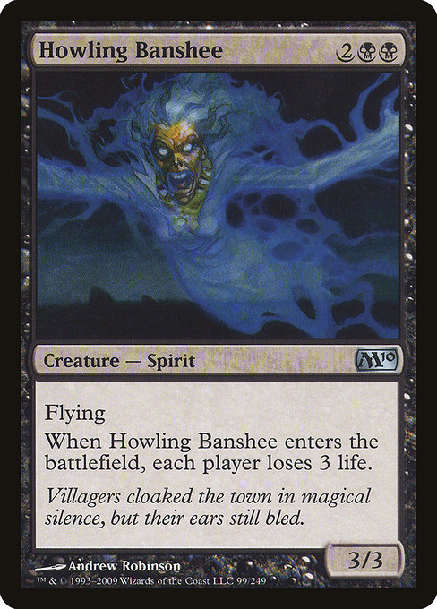 Howling Banshee - Magic 2010 Uncommon Card