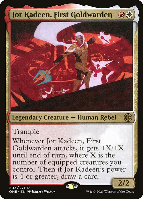 Jor Kadeen, First Goldwarden - Phyrexia: All Will Be One Rare Card