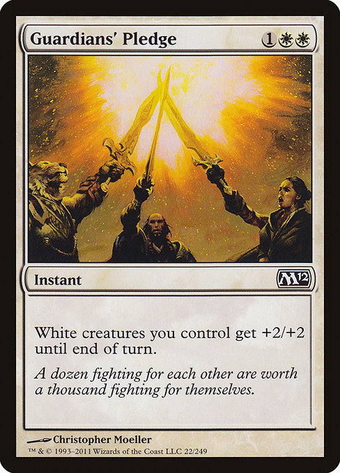 Guardians' Pledge - Magic 2012 Common Card
