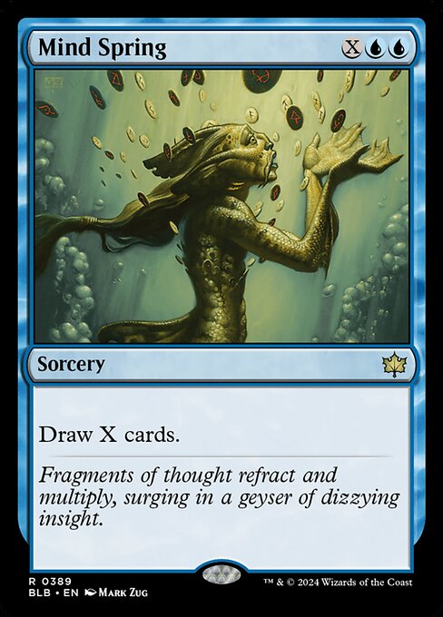 Mind Spring - Bloomburrow Rare Card