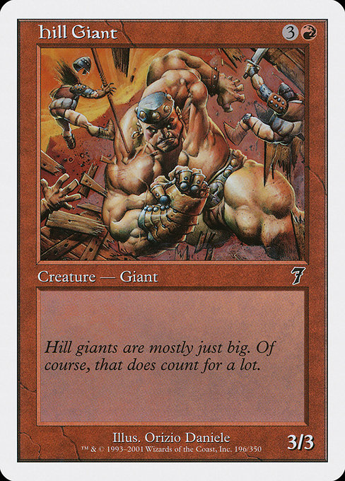 Hill Giant - Seventh Edition Common Card
