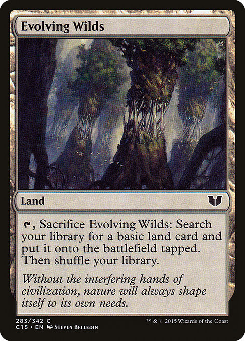 Evolving Wilds - Commander 2015 Common Card