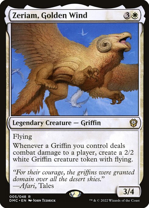 Zeriam, Golden Wind - Dominaria United Commander Rare Card