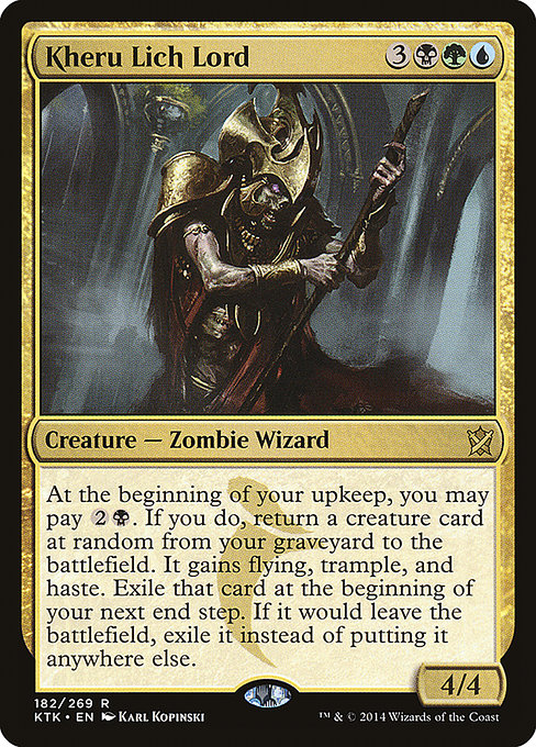 Kheru Lich Lord - Khans of Tarkir Rare Card