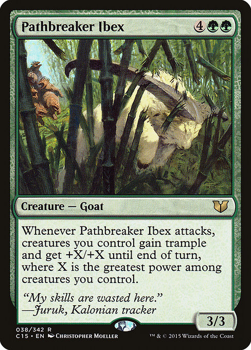 Pathbreaker Ibex - Commander 2015 Rare Card