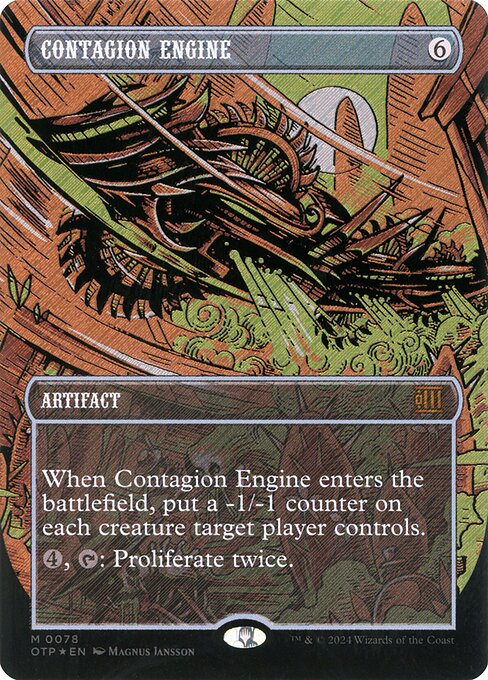 Contagion Engine - Breaking News Mythic Card