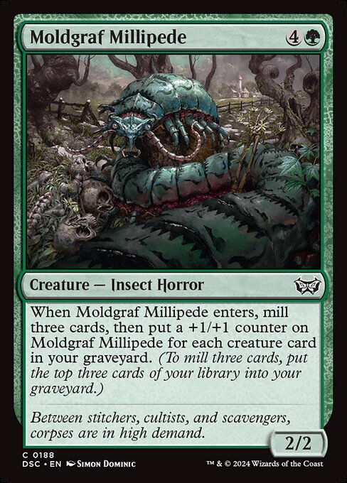 Moldgraf Millipede - Duskmourn: House of Horror Commander Common Card