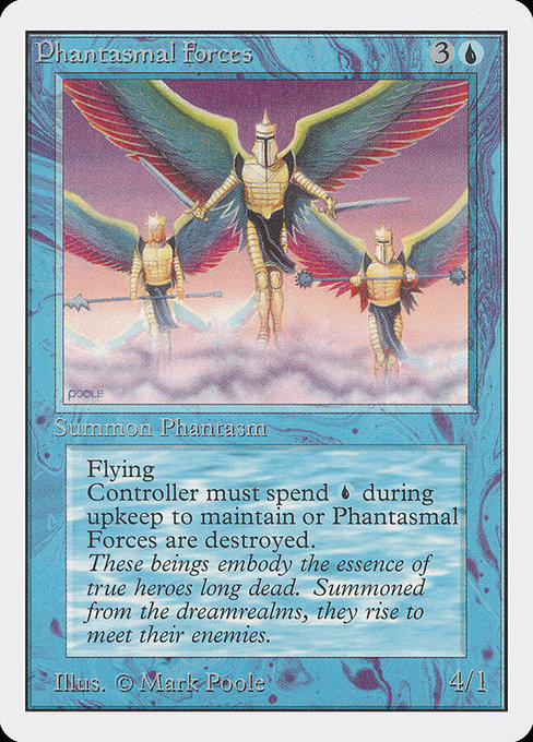 Phantasmal Forces - Unlimited Edition Uncommon Card