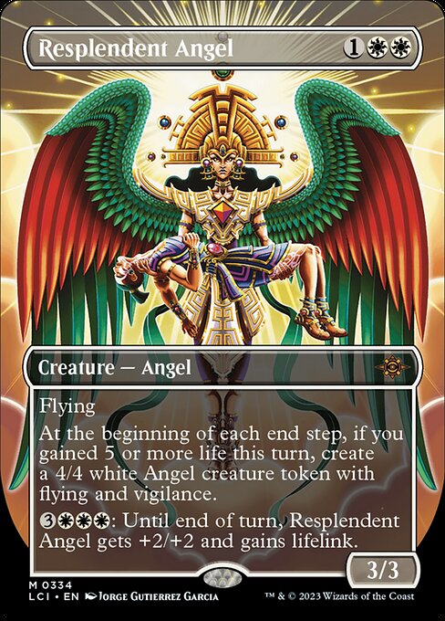 Resplendent Angel - The Lost Caverns of Ixalan Mythic Card