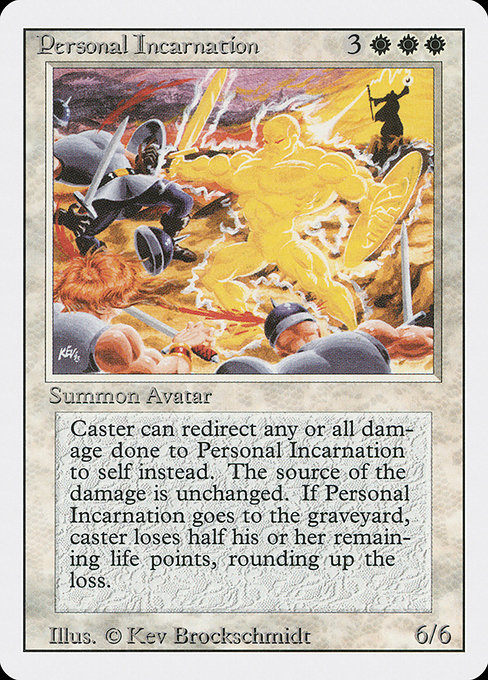 Personal Incarnation - Revised Edition Rare Card