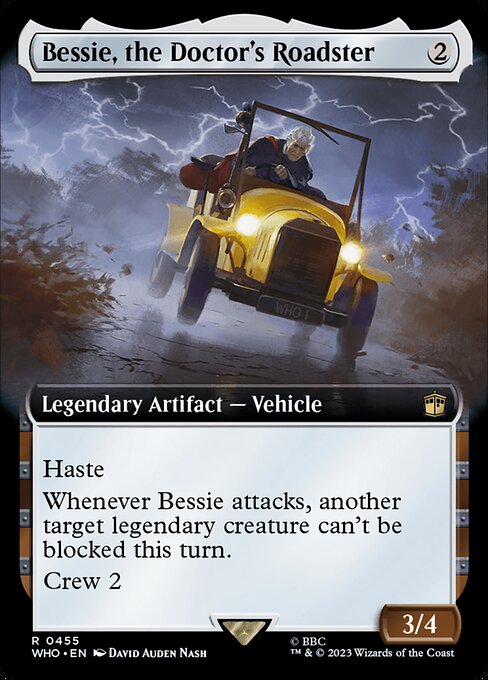 Bessie, the Doctor's Roadster - Doctor Who Rare Card