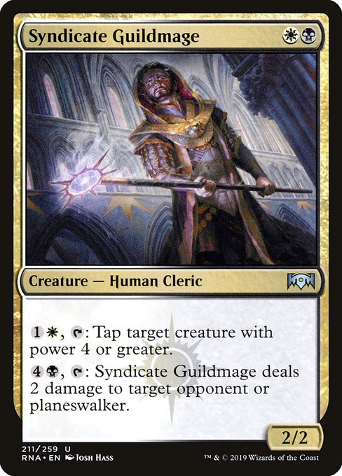 Syndicate Guildmage - Ravnica Allegiance Uncommon Card