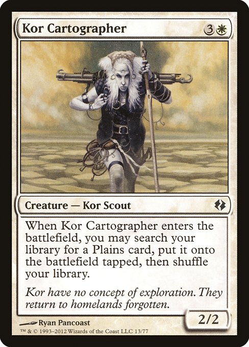 Kor Cartographer - Duel Decks: Venser vs. Koth Common Card
